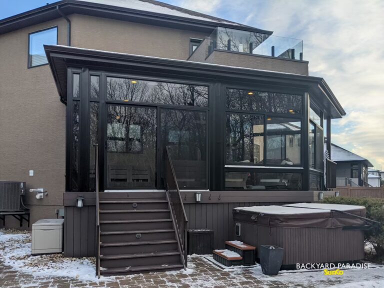 black curtain wall royalwood winnipeg