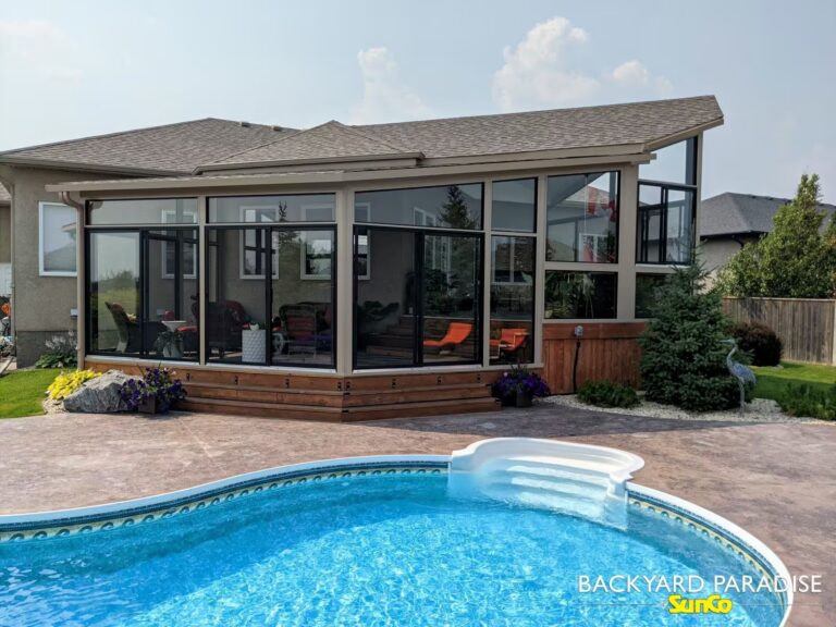 sandalwood and black gable sunroom with studio connected oakbank manitoba (1)