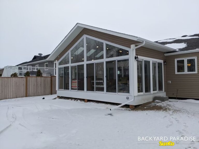 white curtain wall sunroom altona manitoba