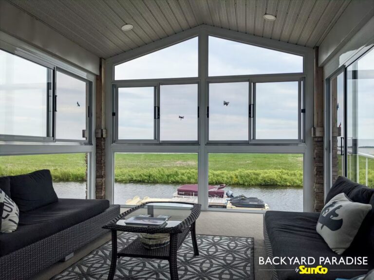 balcony enclosure in gimli manitoba